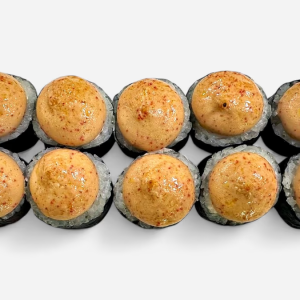 Запеченный ролл с грибами